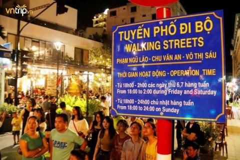Tuyến phố đi bộ Phạm Ngũ Lão – Chu Văn An – Võ Thị Sáu hoạt động vào 3 ngày cuối tuần